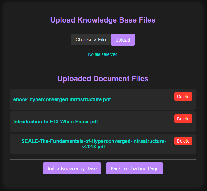 Figure 25: Doc admin page