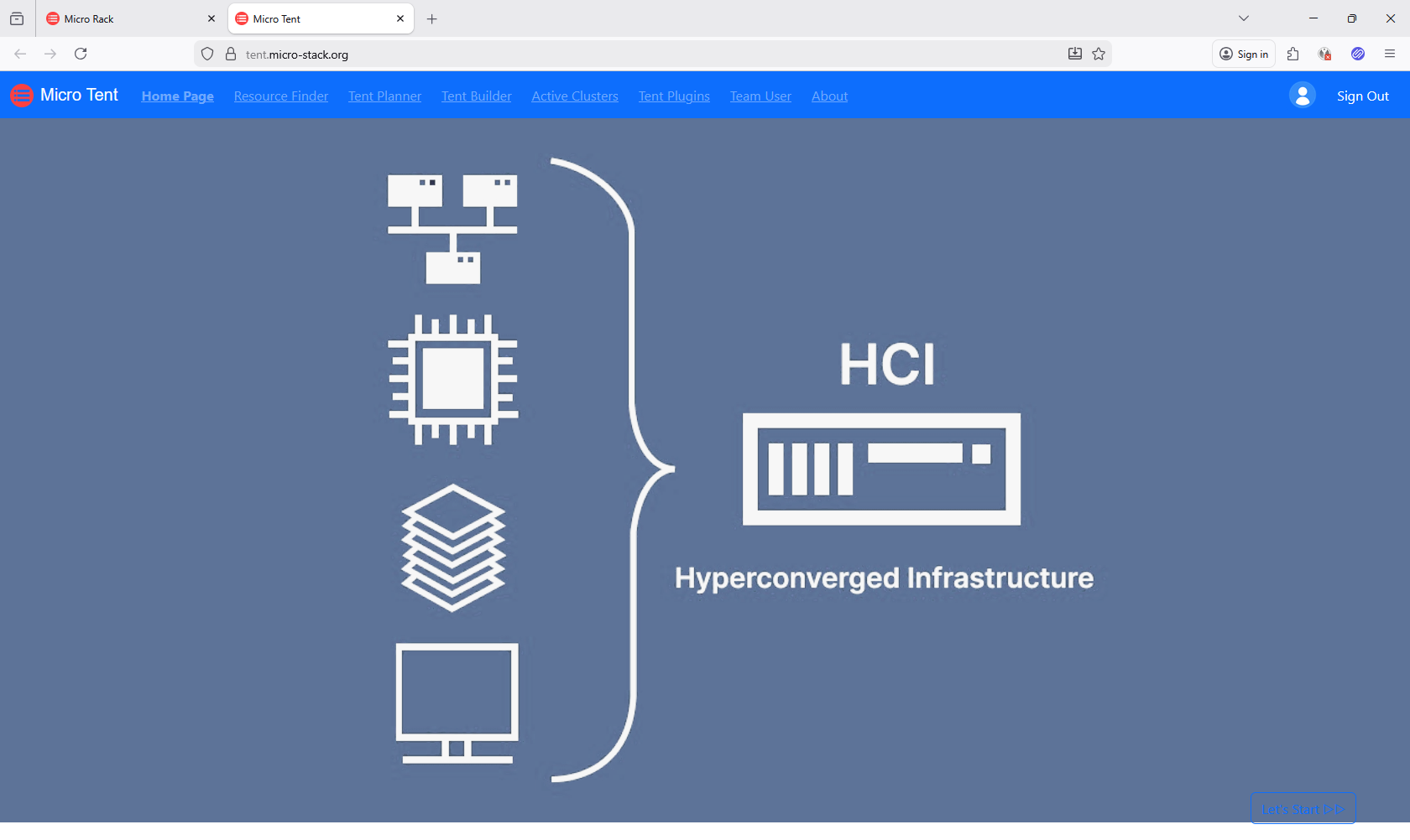 Figure 11: Home page